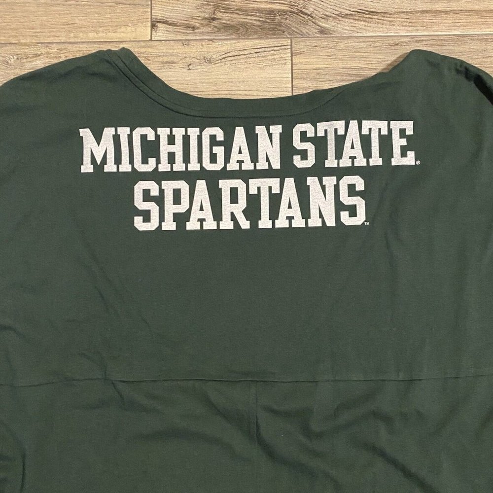 Nike Dark Green Long Sleeve Tee with Silver Logo - Picture 9 of 9